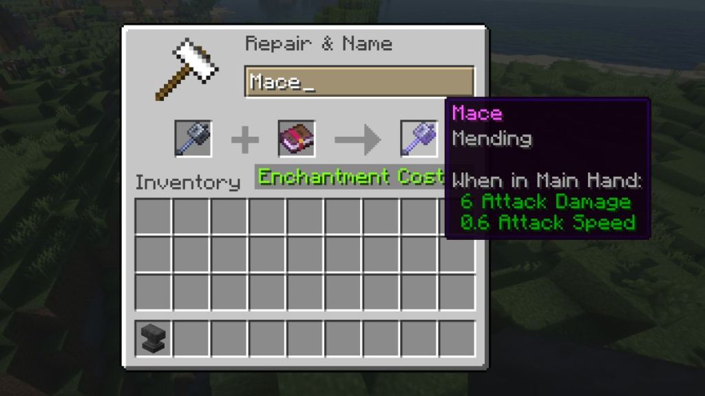 Mending Mace enchantment
