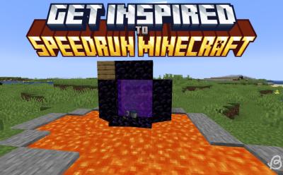 Nether portal made in the speedrunning method