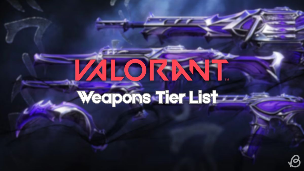 Valorant Weapons Tier List Cover