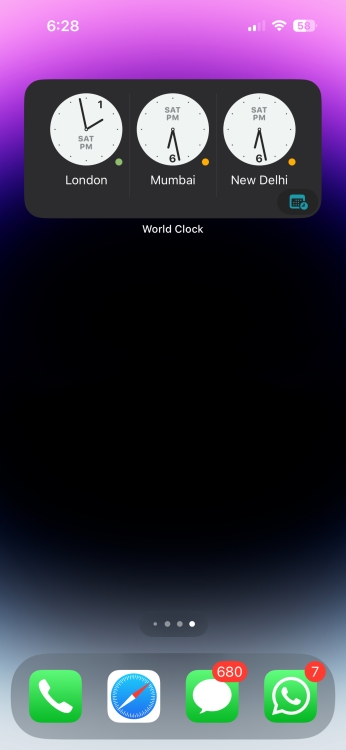 World Clock Time Widget