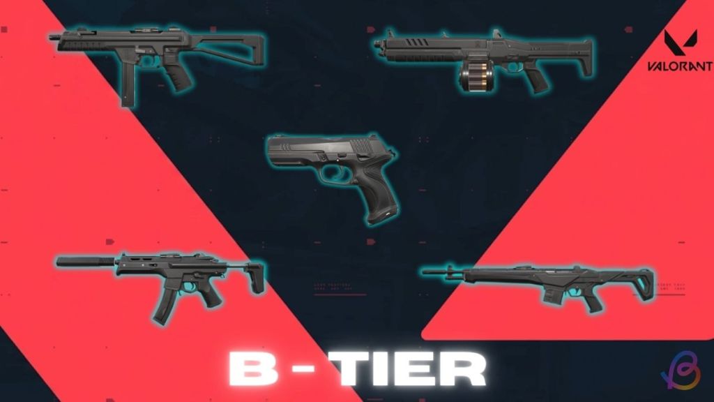 B-tier Valorant Weapons