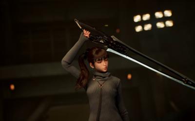 Eve with her blade in Stellar Blade