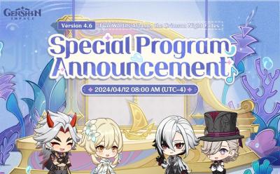 Genshin Impact 4.6 Livestream date and time