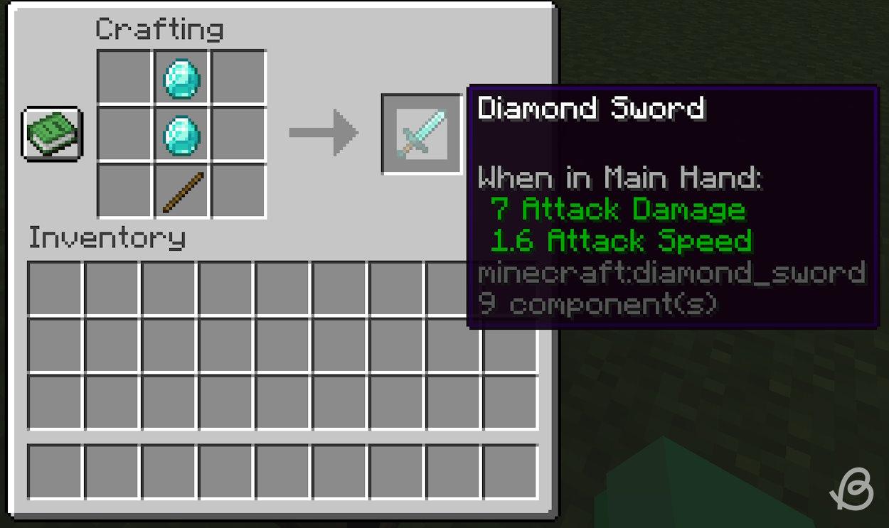 How To Make Minecraft Diamond Sword How To Make Minecraft Diamond Sword