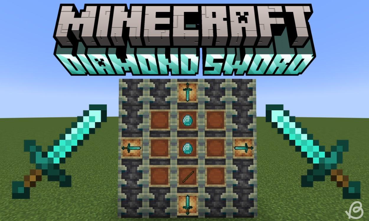 How To Draw A Diamond Sword From Minecraft How To Draw A Diamond Sword From Minecraft