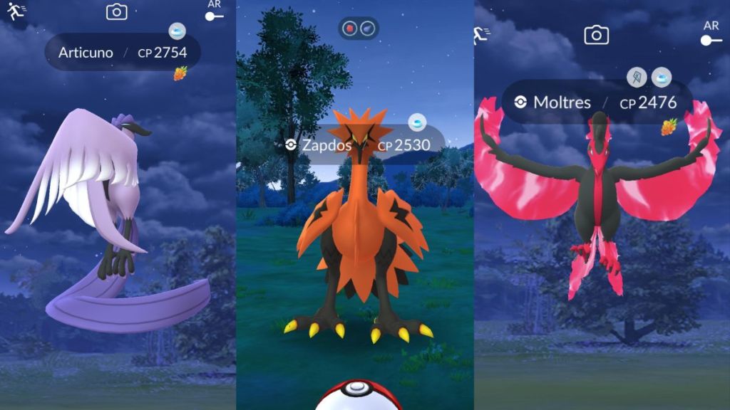 Galarian form of Kanto Legendary Birds (1)