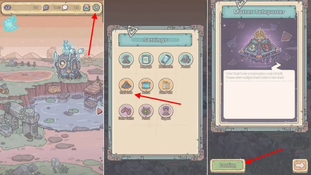 How to redeem Super Snail Codes