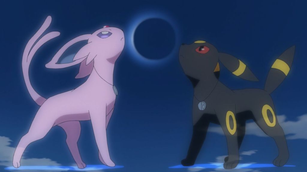 Umbreon and Espeon in Pokemon GO