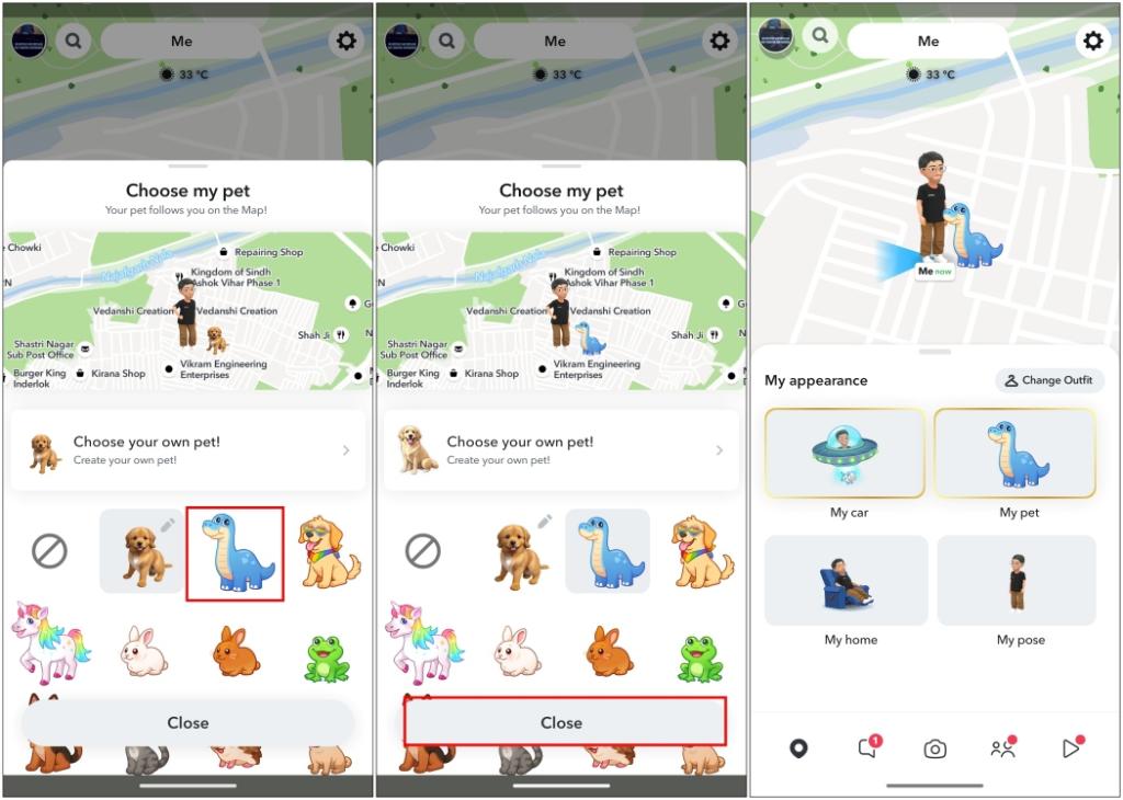 Snap Map Ui Explain How to Get Pets on Snapchat Map | Beebom