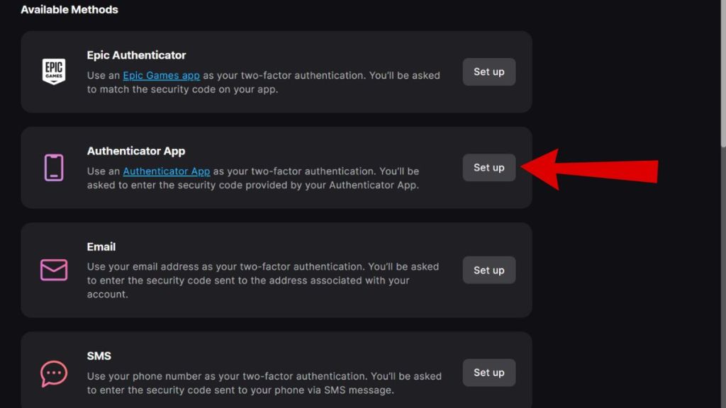 How to enable Fortnite 2FA Authenticator App