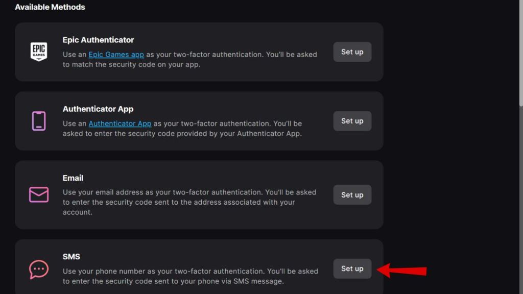 How to Enable Fortnite 2FA SMS