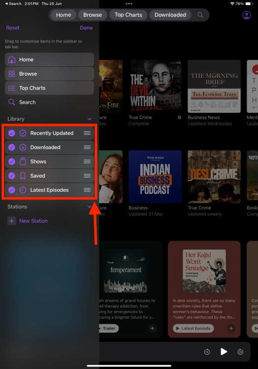 How to Customize Floating Tab Bar in iPadOS 18
