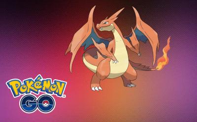 Mega Charizard in Mega Raid of Pokemon GO