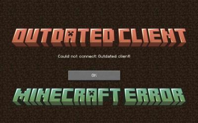 How to fix the Outdated Client Minecraft error