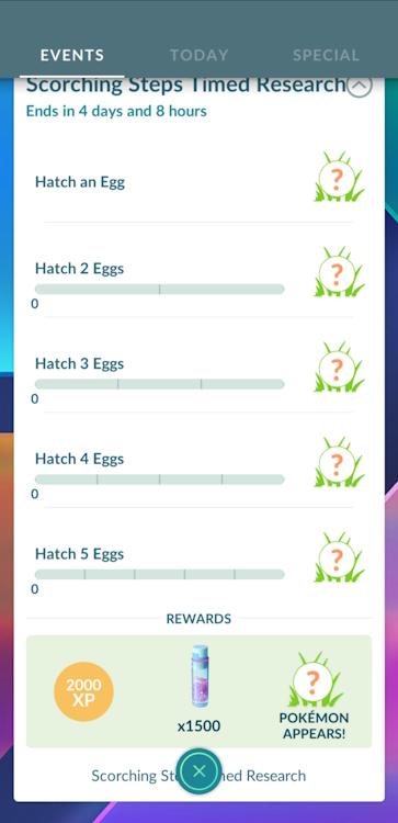 Pokemon GO Scorching Steps Timed Research Tasks & Rewards | Beebom