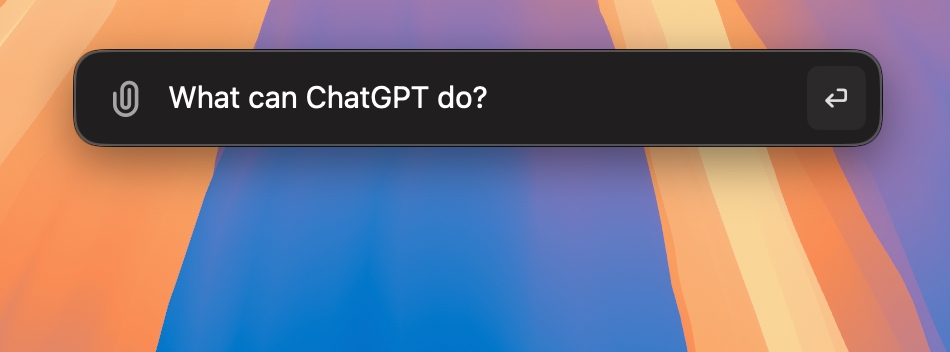 Quickly access ChatGPT on Mac