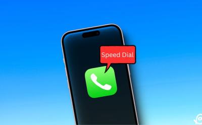 Set Up Speed Dial on iPhone