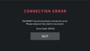 How to Fix the VAN 84 Error in Valorant | Beebom