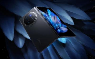 Vivo X Fold 3 Pro Back Panel Partially Folded Design