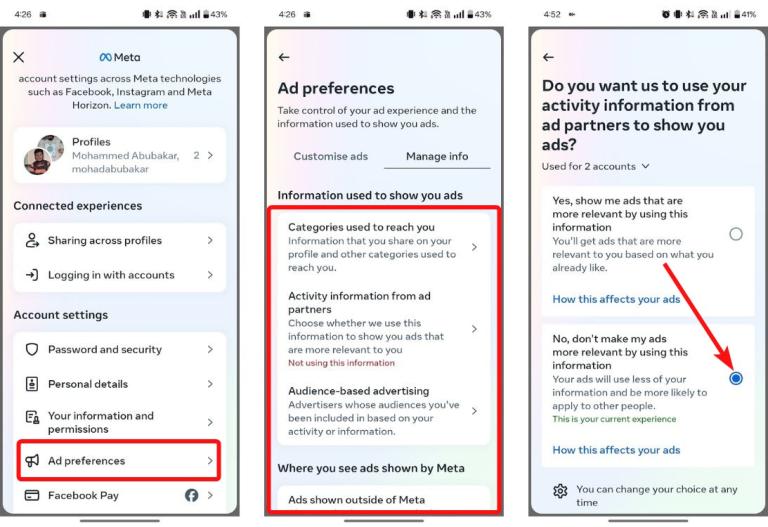 how to stop book ads on facebook