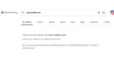Bing not showing recent Reddit posts