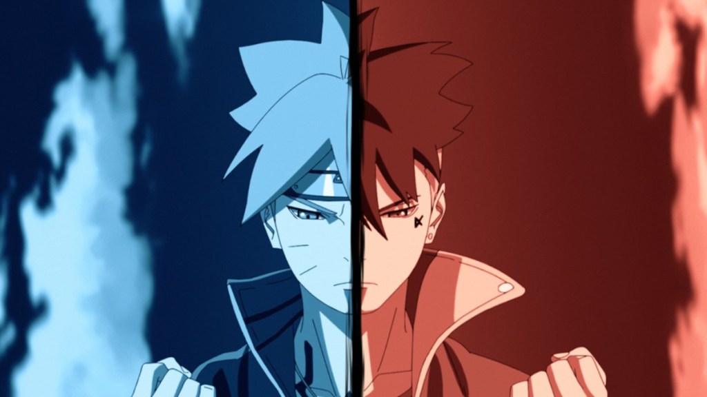 Boruto and Kawaki in Boruto anime