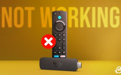 Amazon Fire Stick Remote Not Working