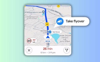 Google Maps take flyover