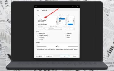 How to Change the Default Font Style in Word