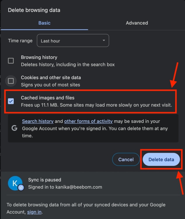 How to Clear Cache on Chrome