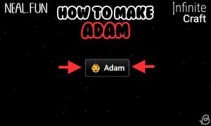 How to Make Adam in Infinite Craft