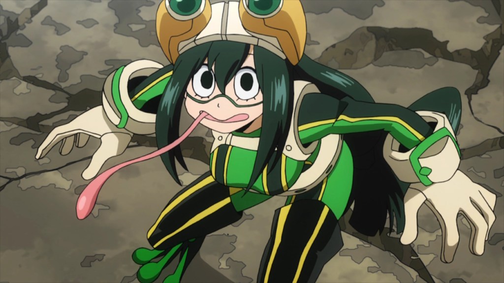 Tsuyu in MHA anime