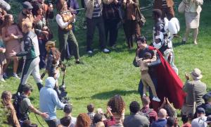 Superman: Why Is There a LordTech Symbol on Guy Garder and Hawkgirl's Suit