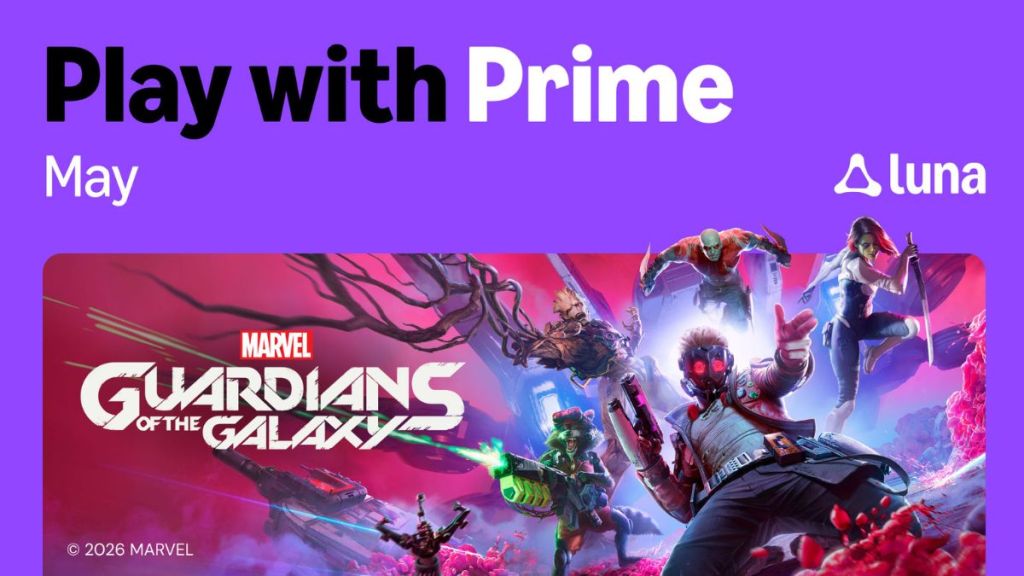 GOTG de Marvel en Amazon Prime Gaming