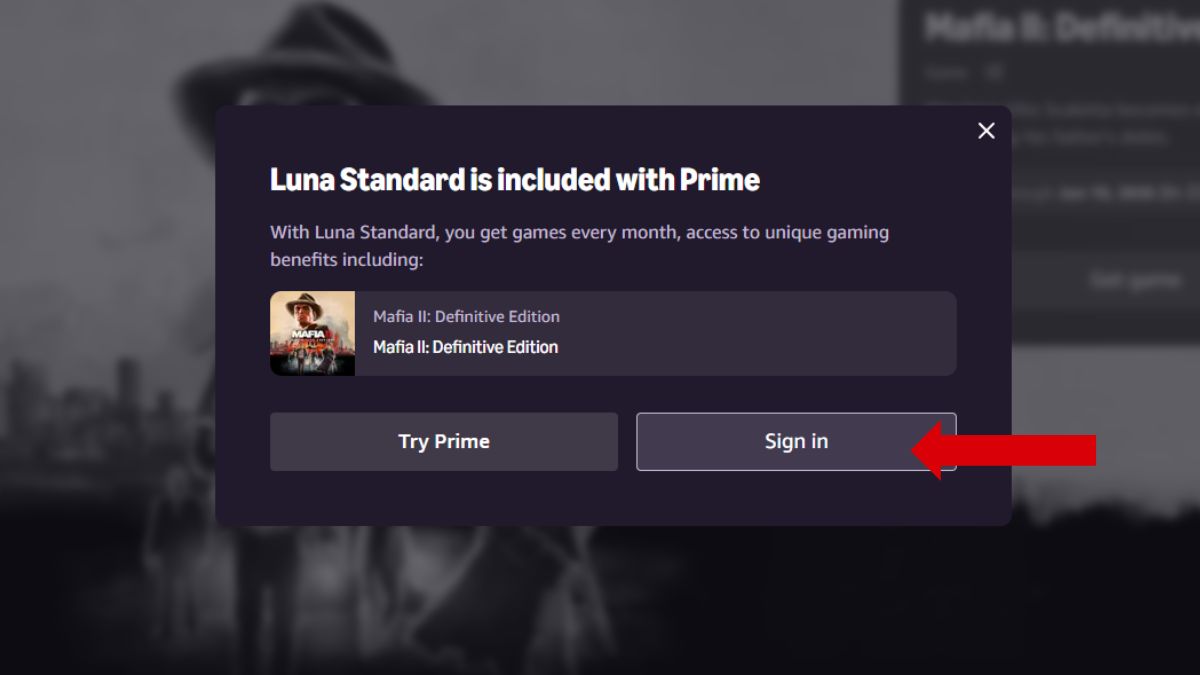 Iniciar sesión en Amazon Luna