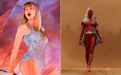 Taylor Swift and Lady Deadpool from Deadpool 3
