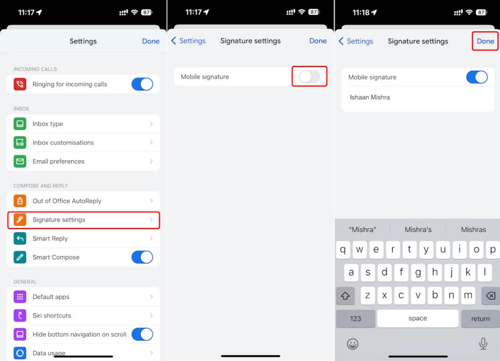 How to Add or Change a Gmail Signature