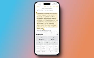 Apple Intelligence Writing Tools
