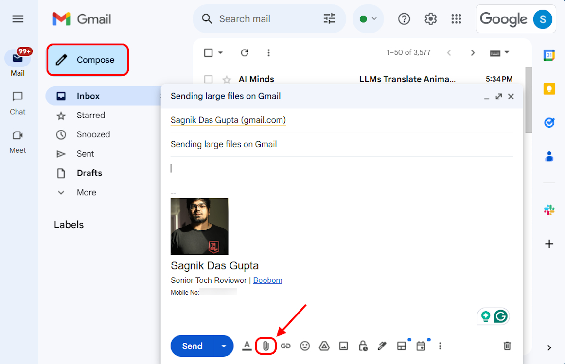 Gmail Attachment Size Limit How to Send Larger Files Beebom