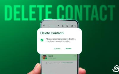 Delete WhatsApp contact