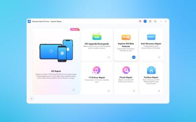 Fix iOS 18 Beta Bugs with Wondershare Dr Fone