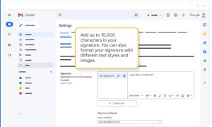 How to Add or Change a Gmail Signature