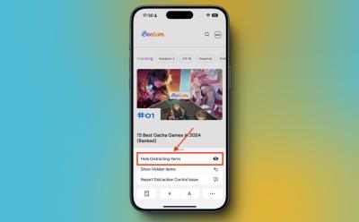 Hide Ads Safari iOS 18 Distraction Control