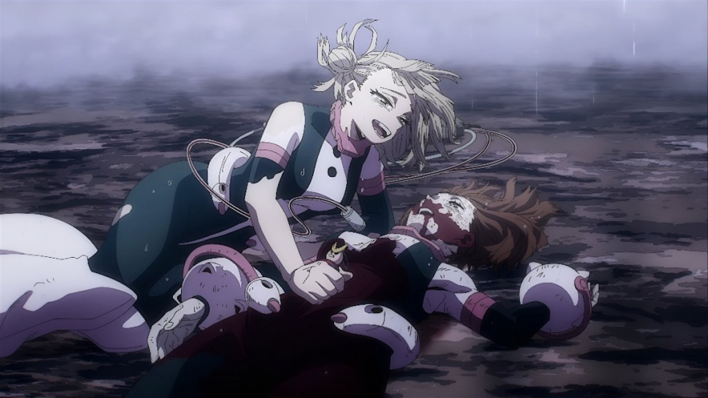 Himiko and Ochaco in My Hero Academia