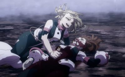Himiko and Ochaco in My Hero Academia