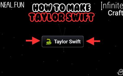 How to make Taylor Swift in Infinite Craft