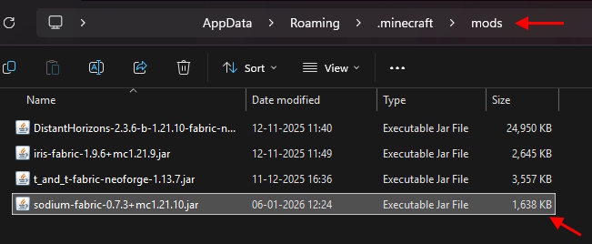 How to Install Sodium in Minecraft  - 5