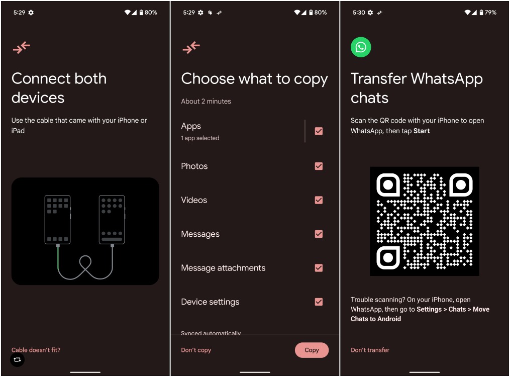 Transfer Files from iOS to Pixel 9