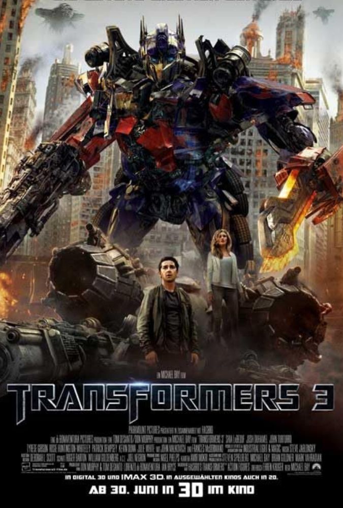 Transformers Dark of The Moon poster