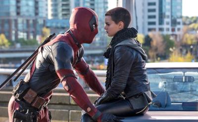 Deadpool and Negasonic Teenage Warhead in Deadpool